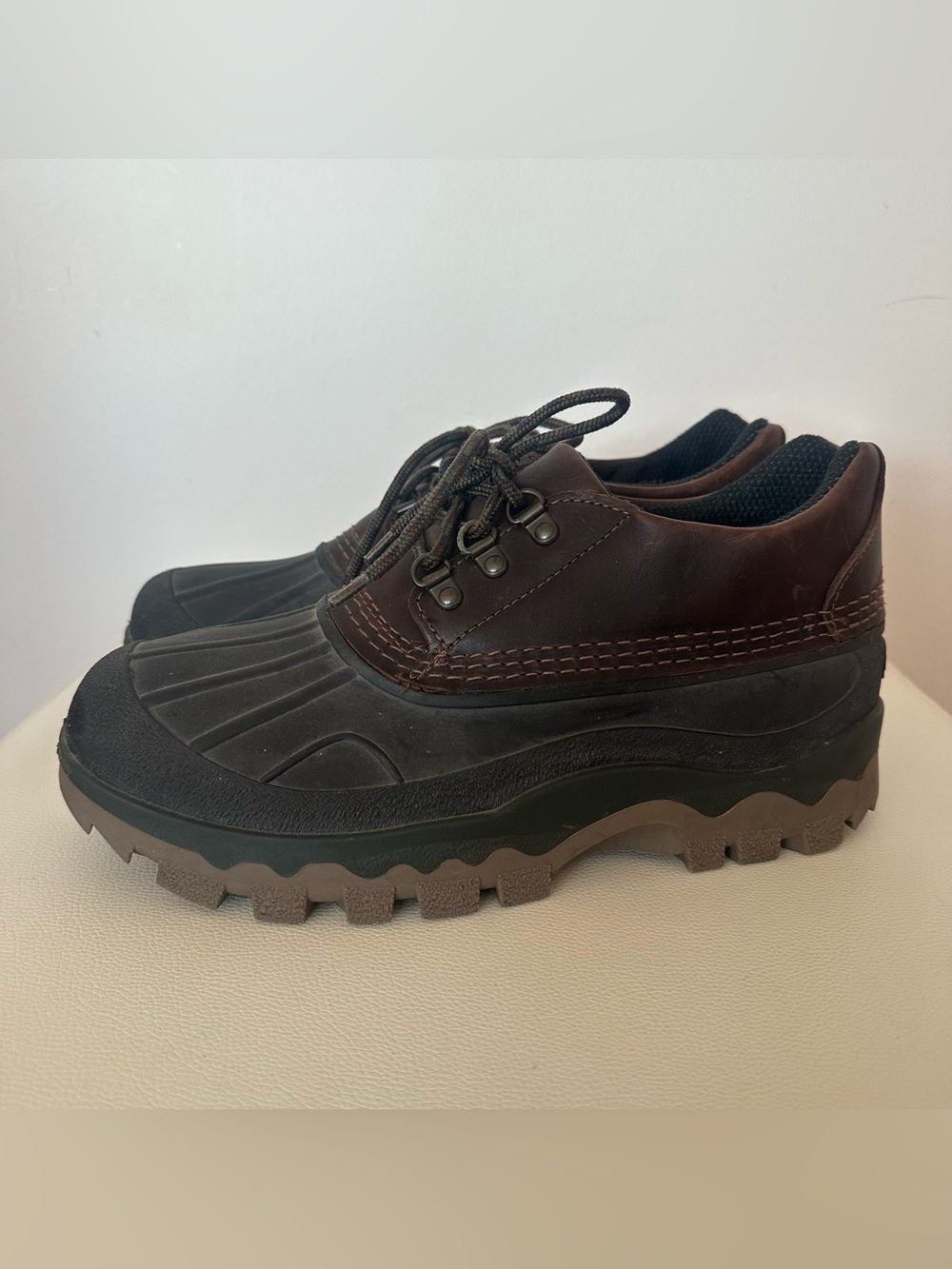 L.L.Bean Men’s 10M Leather Chukka Duck Boots Baffin Vintage
